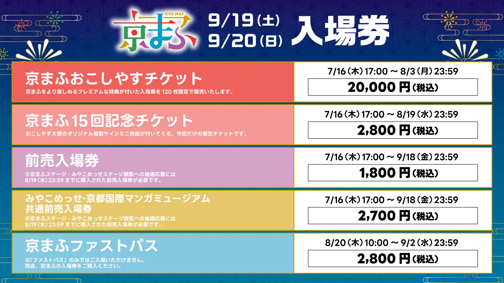 入場券